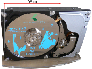 HDD シート切り文字貼り